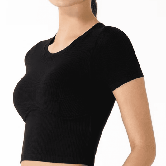 Crop Top Manche Courte